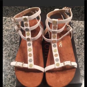White Vionic Sandals